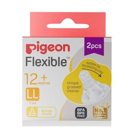 Peristaltic LL Size Y Cut Nipple Pack of 2 - White