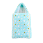 Muslin Carry Bed - Blue (100% Organic Muslin)