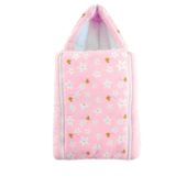 Muslin Carry Bed - Pink (100% Organic Muslin)