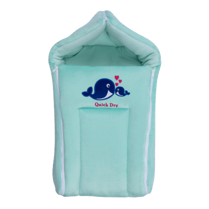 Velour Carry Bed – Green (With Free Dry Sheet)