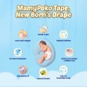 Mamypoko New Born| Tape Style Baby Diapers (3-5kg) 28 Count - Image 2