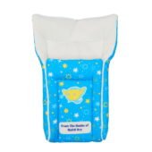 Velour Carry Bed - Blue Stars (With Free Dry Sheet) - Image 2