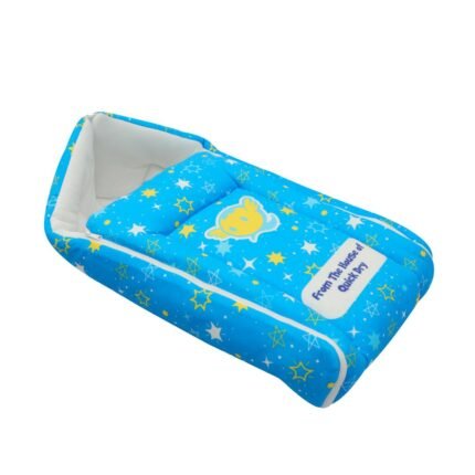 Velour Carry Bed - Blue Stars (With Free Dry Sheet)