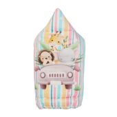 Velour Carry Bed – Happy Wheels (With Free Dry Sheet) - Image 3