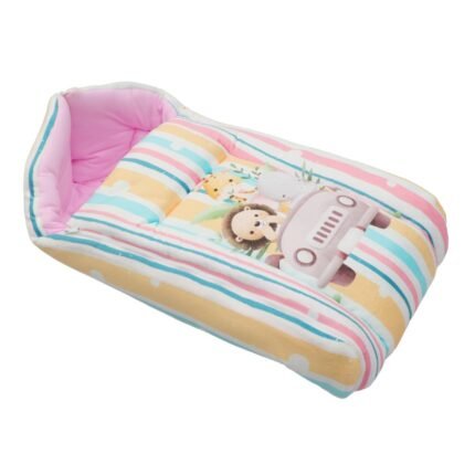 Velour Carry Bed – Happy Wheels (With Free Dry Sheet)