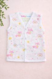 Muslin Front Open Jabla - Blushy Fox