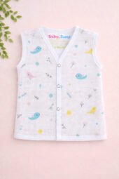 Muslin Front Open Jabla - Tweety Cutie
