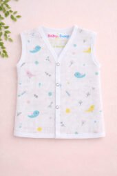 Muslin Front Open Jabla - Tweety Cutie