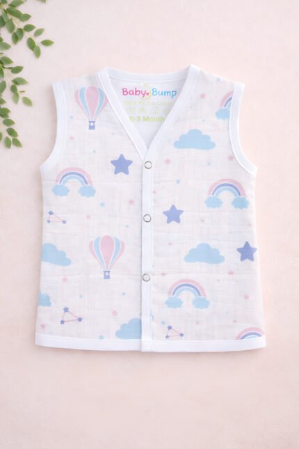 Muslin Front Open Jabla - Air Balloon