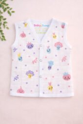 Muslin Front Open Jabla -Halloween Veggies