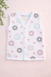 Muslin Front Open Jabla - Doughnuts