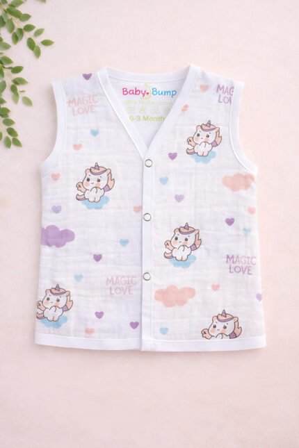 Muslin Front Open Jabla - Magic Love