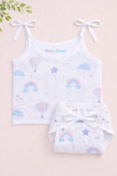 Muslin Strap Knot Jabla & Nappy set -Pack of 5 (Combo -2) - Image 5