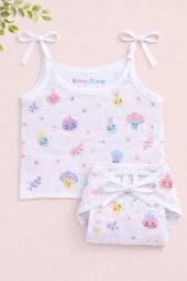 Muslin Strap Knot Jabla & Nappy set -Pack of 5 (Combo -2) - Image 6