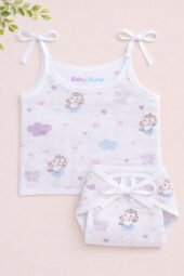 Muslin Strap Knot Jabla & Nappy (Single) - Magic Love