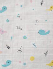 Muslin Front Open Jabla & Nappy (Single) - Tweety Cutie - Image 2