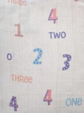 Muslin Strap Knot Jabla & Nappy (Single) - Number Games - Image 2