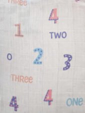 Muslin Front Open Jabla & Nappy (Single) - Number Games - Image 2
