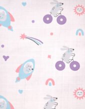 Muslin Front Open Jabla & Nappy (Single) - Dream Ride - Image 2