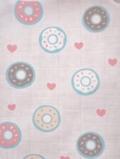 Muslin Front Open Jabla & Nappy (Single) - Doughnuts - Image 2