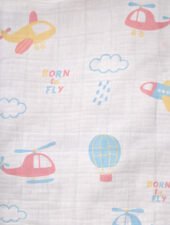Muslin Front Open Jabla & Nappy (Single) - Born to Fly - Image 2