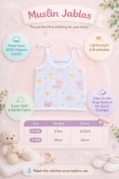 Muslin Strap Knot Jabla - Blushy Fox - Image 3