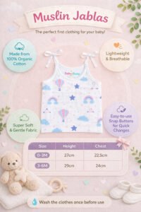 Muslin Strap Knot Jabla - Air Balloon - Image 3