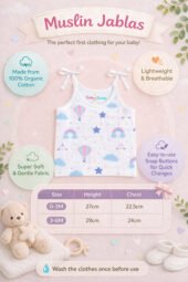 Muslin Strap Knot Jabla - Air Balloon - Image 3