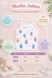 Muslin Strap Knot Jabla - Smiley Cactus - Image 3