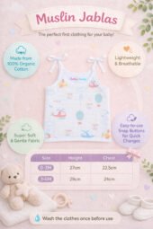 Muslin Strap Knot Jabla - Born to Fly - Image 3