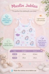 Muslin Strap Knot Jabla - Magic Love - Image 3