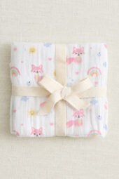 Muslin Single Layer Bath Towel - Blushy Fox