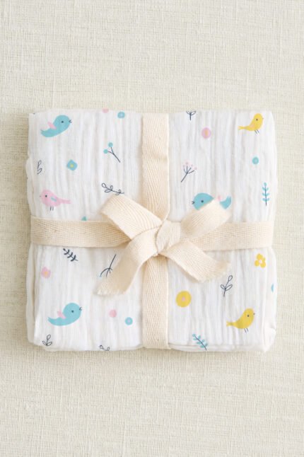 Muslin Single Layer Bath Towel - Tweety Cutie