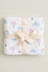 Muslin Single Layer Bath Towel - Air Balloon