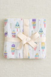 Muslin Single Layer Bath Towel - Popsicles
