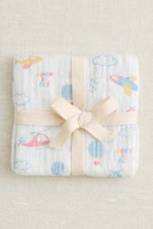 Muslin Single Layer Bath Towel - Born to Fly