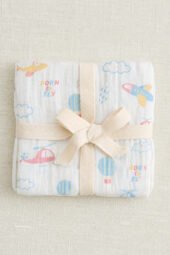 Muslin Single Layer Bath Towel - Born to Fly