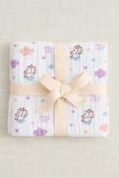 Muslin Single Layer Bath Towel - Magic Love