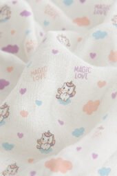 Muslin Multipurpose Swaddle Wrap - Magic Love - Image 3
