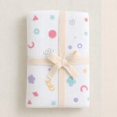 Muslin Multipurpose Swaddle Wrap - Playtime Sprinkle - Image 2