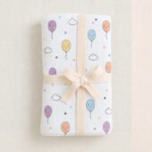 Muslin Multipurpose Swaddle Wrap - Happy Balloons - Image 2