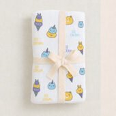 Muslin Multipurpose Swaddle Wrap - Ice Cream - Image 2