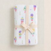 Muslin Multipurpose Swaddle Wrap - Popsicles - Image 2