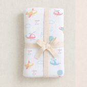 Muslin Multipurpose Swaddle Wrap - Born to Fly - Image 2