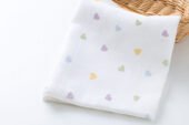 Muslin Multipurpose Swaddle Wrap - Little Hearts
