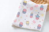 Muslin Multipurpose Swaddle Wrap - Smiley Cactus
