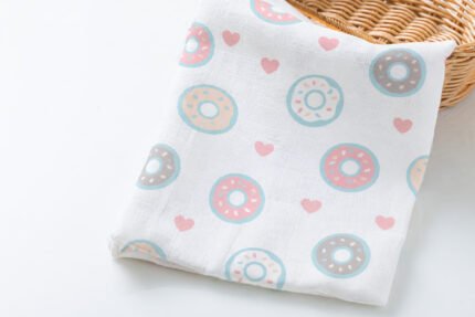 Muslin Multipurpose Swaddle Wrap - Doughnuts