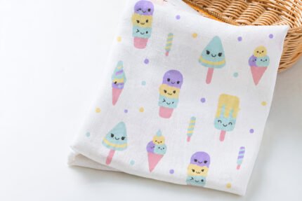 Muslin Multipurpose Swaddle Wrap - Popsicles