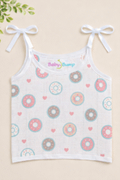 Muslin Strap Knot Jabla - Doughnuts