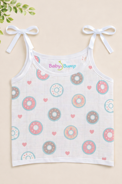 Muslin Strap Knot Jabla - Doughnuts